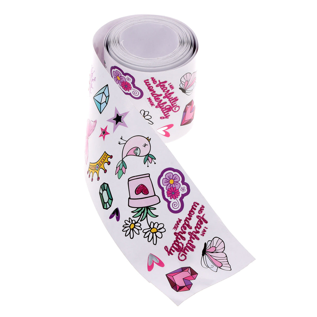 God's Princess Stickers that Inspire Motivational Sticker Roll