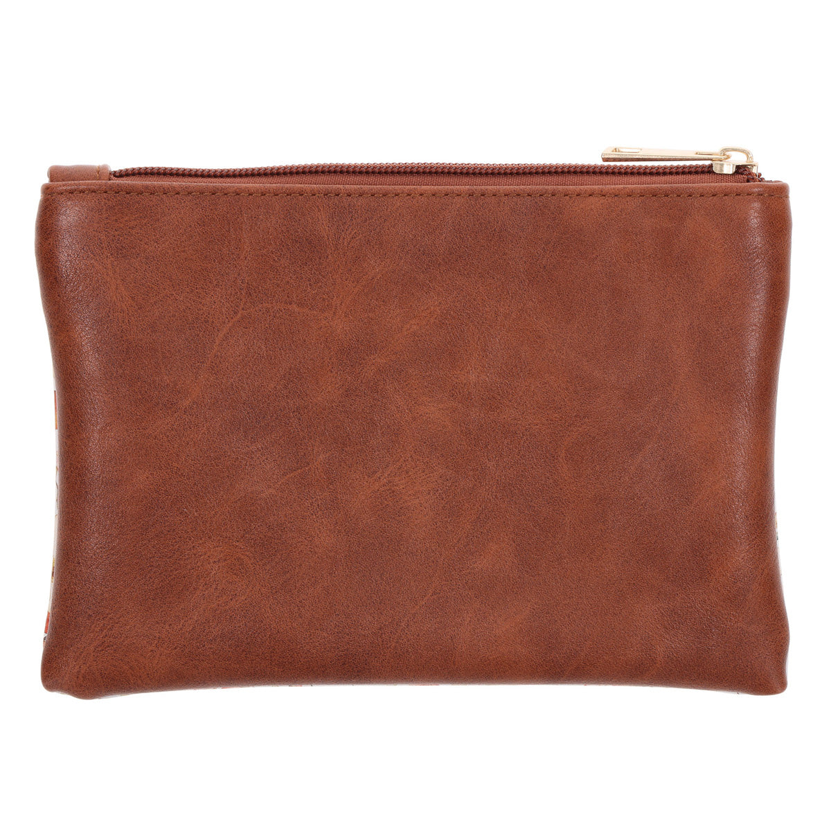 Goodness & Mercy Faux Leather Zipper Pouch
