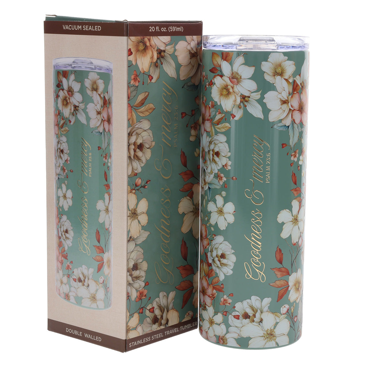 Travel Mug - Goodness & Mercy (Stainless Steel)