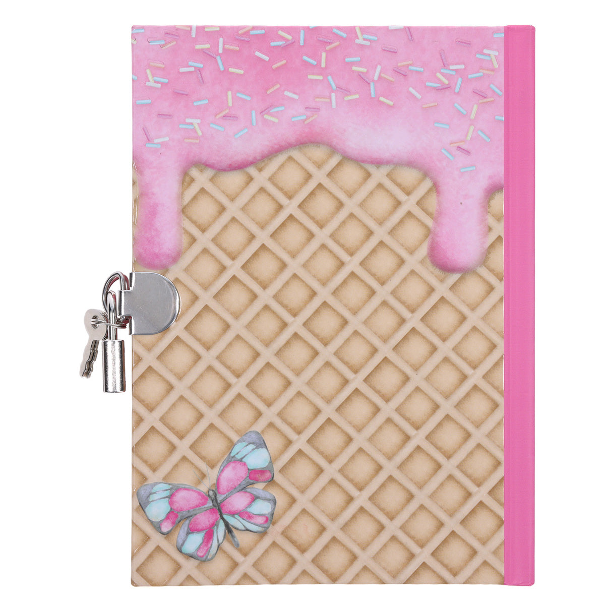 Let Joy Fill Your Day Hardcover Secret Diary with a Lock and Key