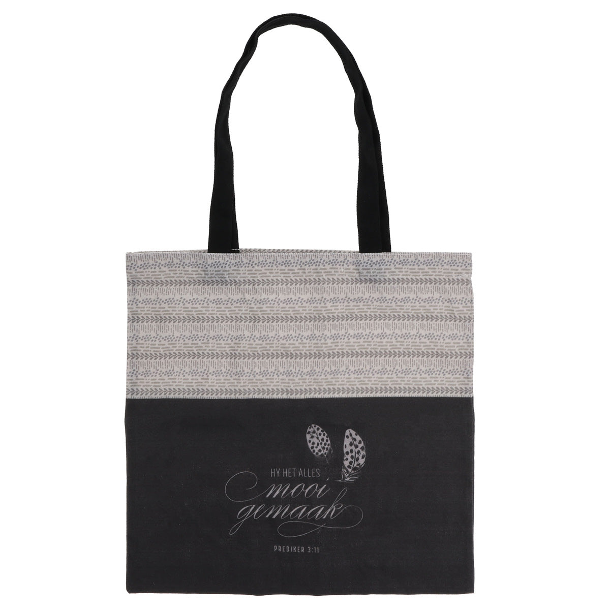 Hy Het Alles Mooi Gemaak Afrikaans Canvas Tote Bag