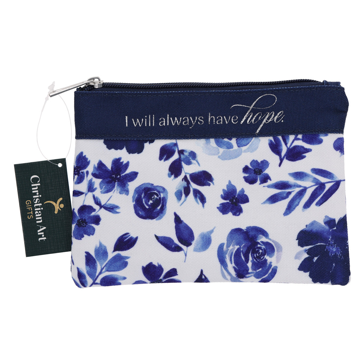 I Will Always Have Hope Canvas Zipper Pouch