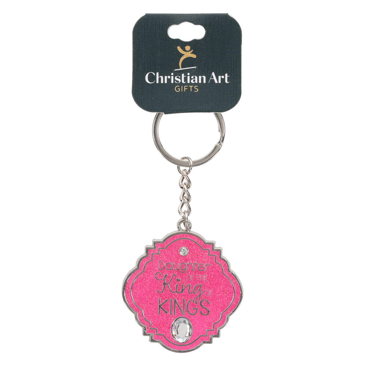 Daughter of the King of Kings Epoxy and Metal Key Ring