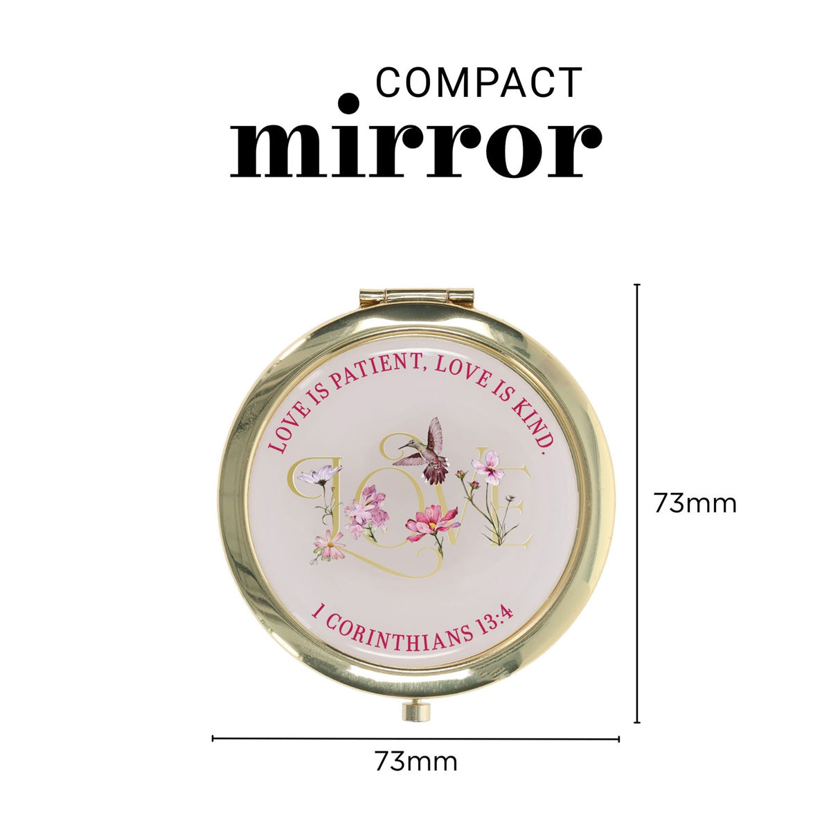 Love Is Patient, Love Is Kind Compact Mirror