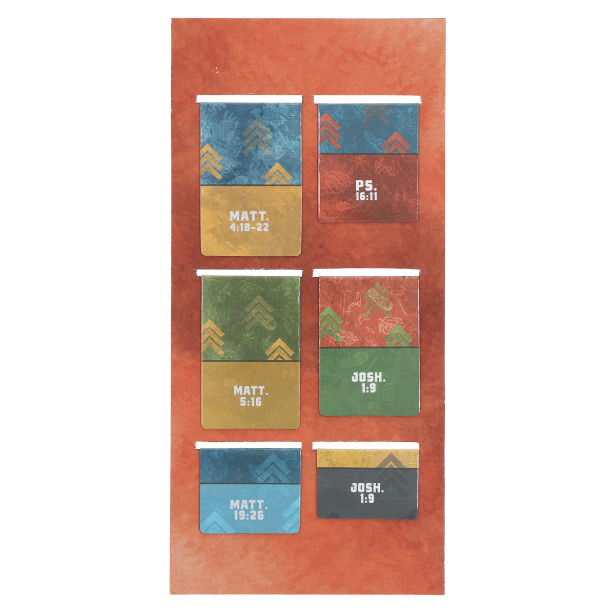 Life Is an Adventure with Jesus Six-Piece Magnetic Bookmark Set
