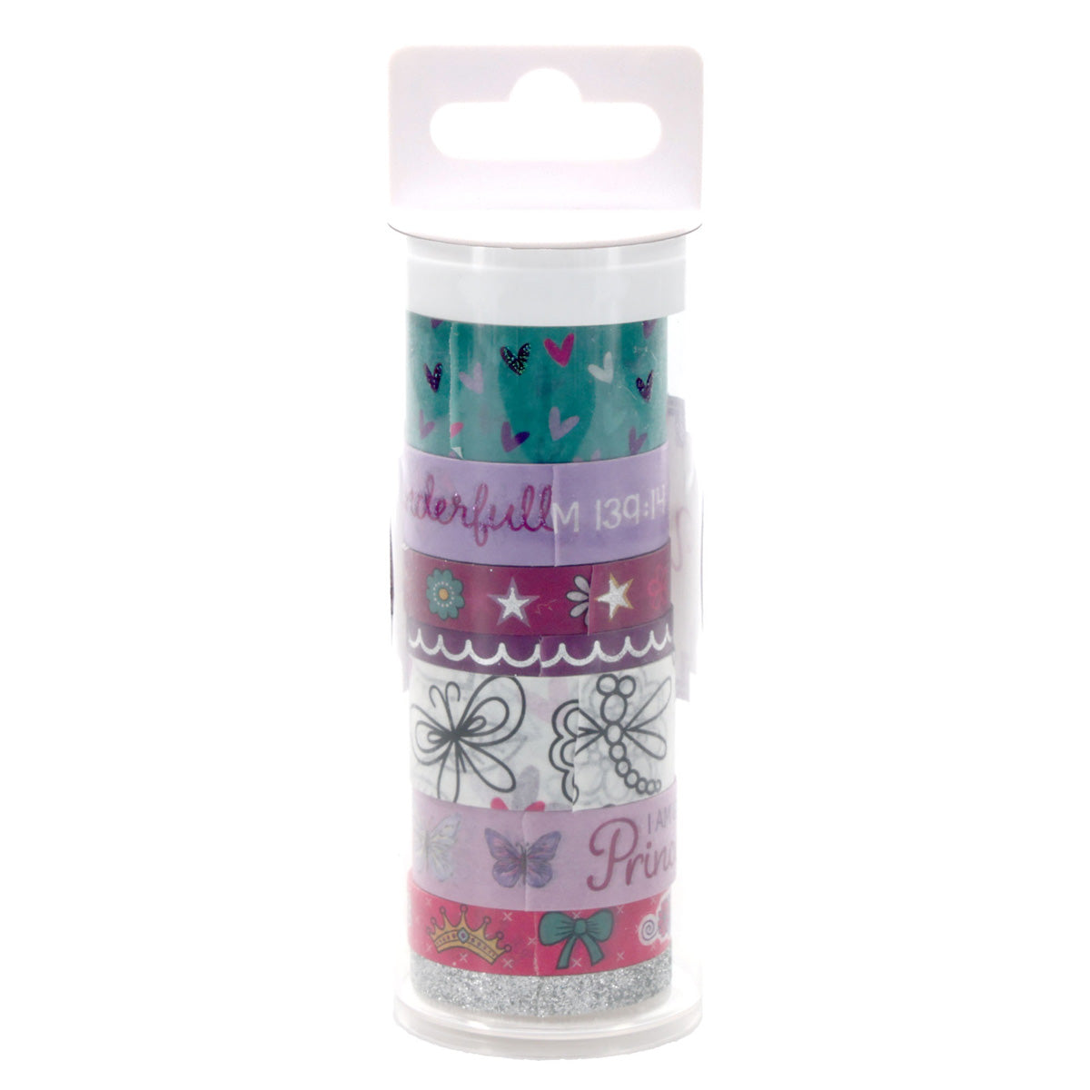 I Am God's Princess Eight-Piece Washi Tape Set