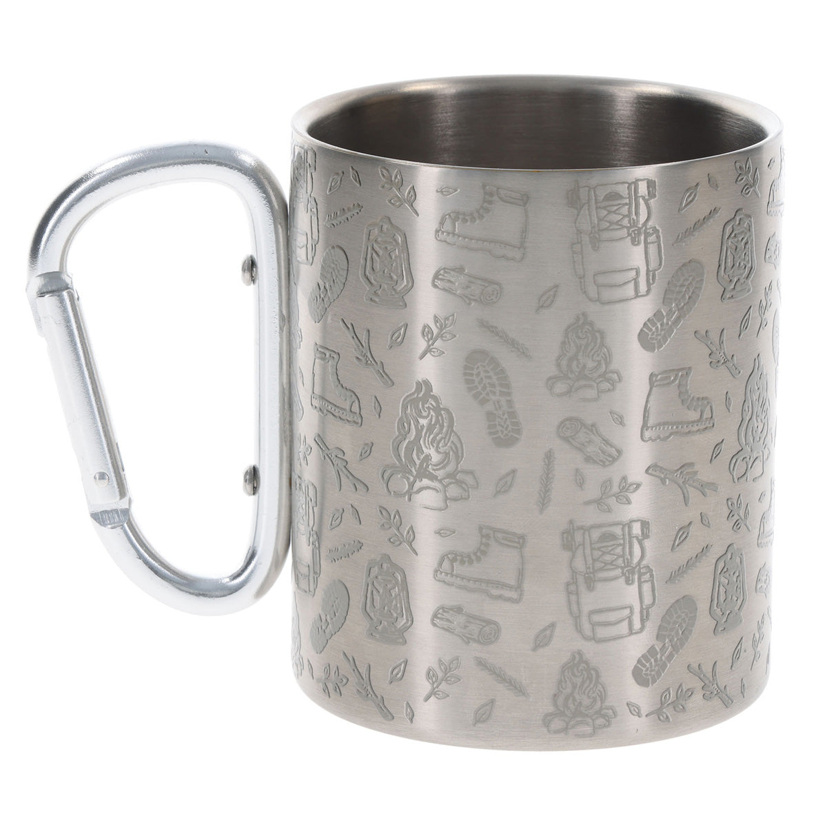 Travel Mug - Life Is an Adventure with Jesus (Stainless Steel, Camp Style)