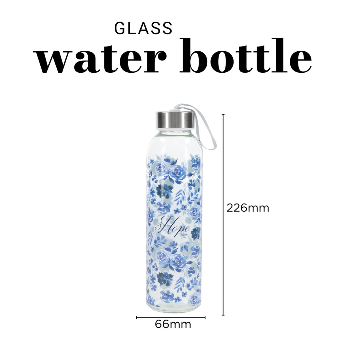 Hope Glass Water Bottle