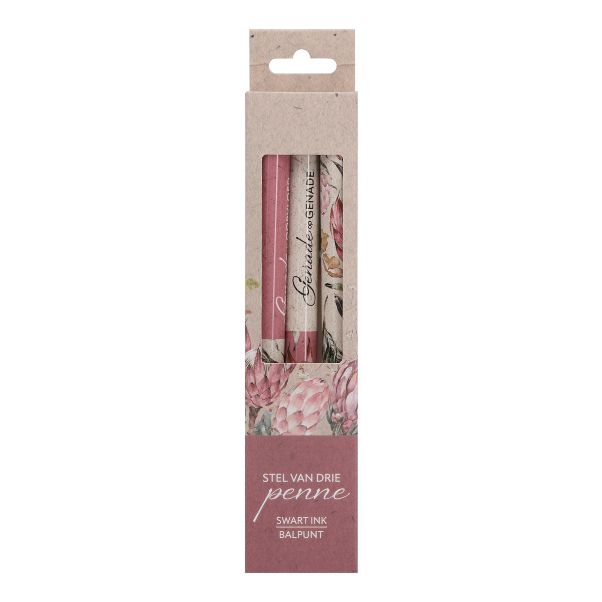 Genade in Oorvloed Afrikaans Three-Piece Pen Set