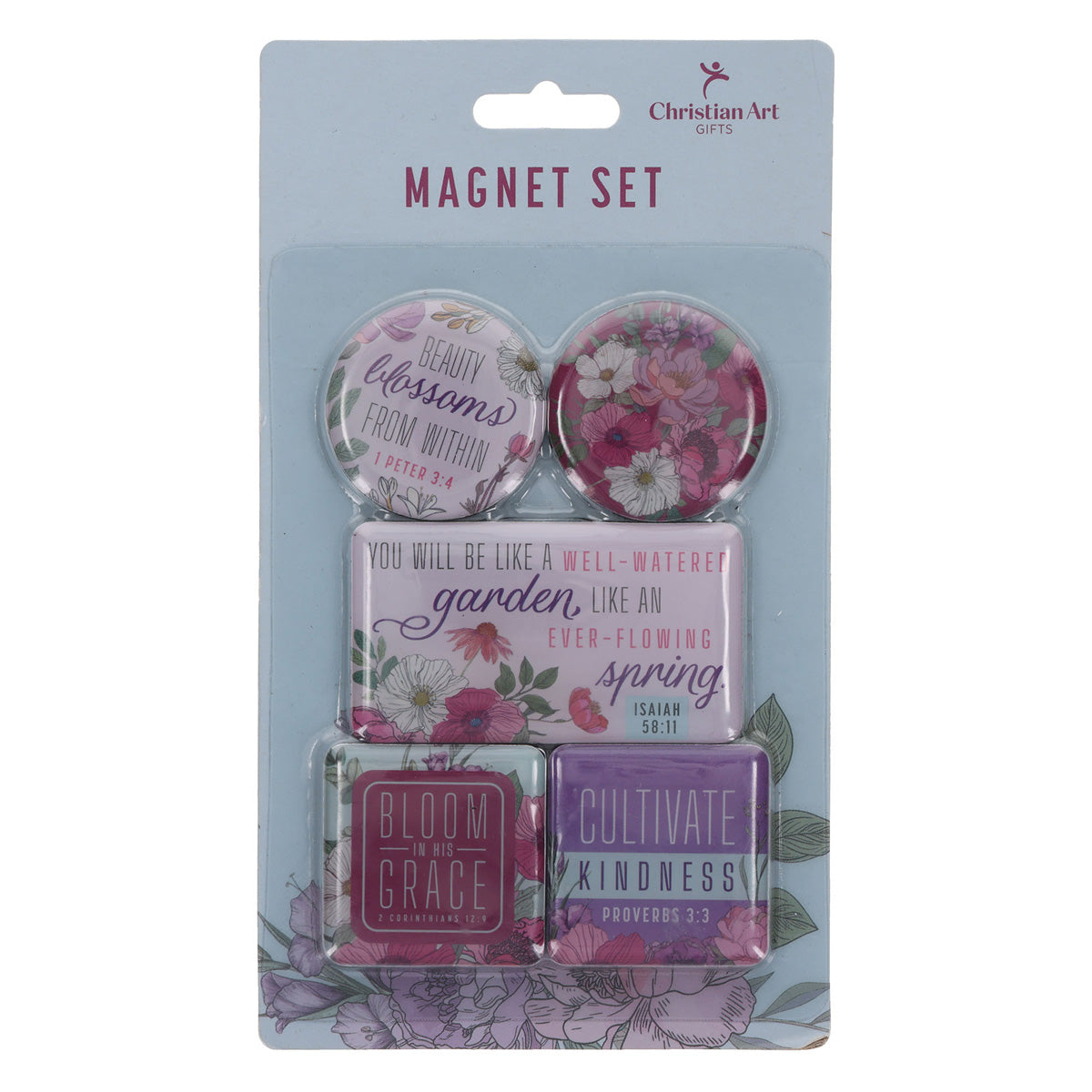 Bloom in His Grace Five-Piece Magnetic Set