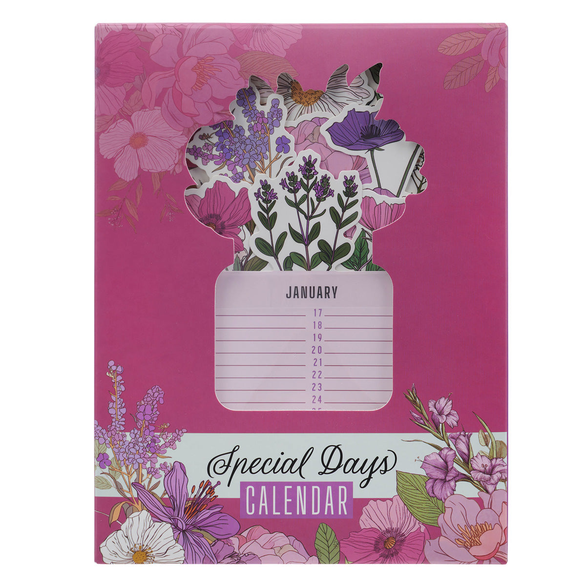 Bloom in His Grace Flower Pot Special Days Calendar