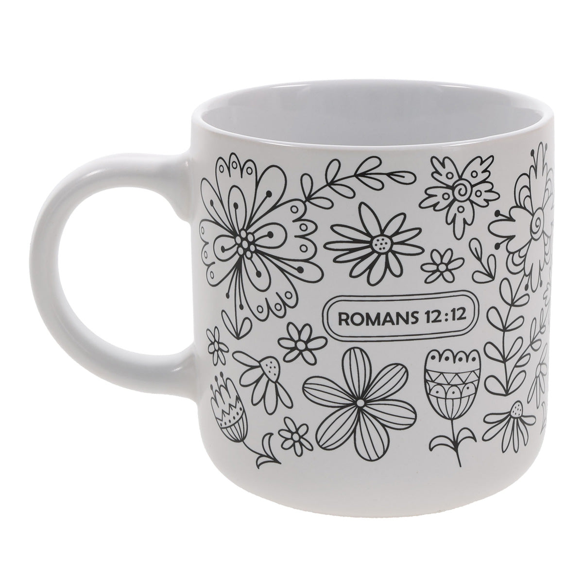 Be Joyful in Hope Ceramic Coloring Mug