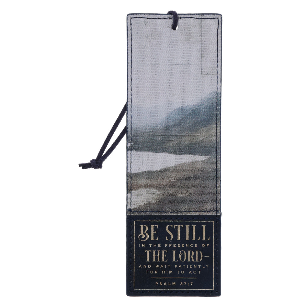 Be Still in the Presence of the Lord Faux Leather Bookmark