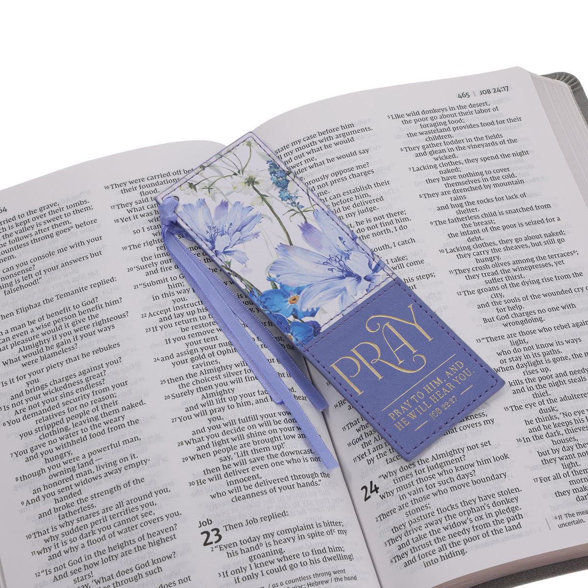 Pray to Him and He Will Hear You Faux Leather Bookmark