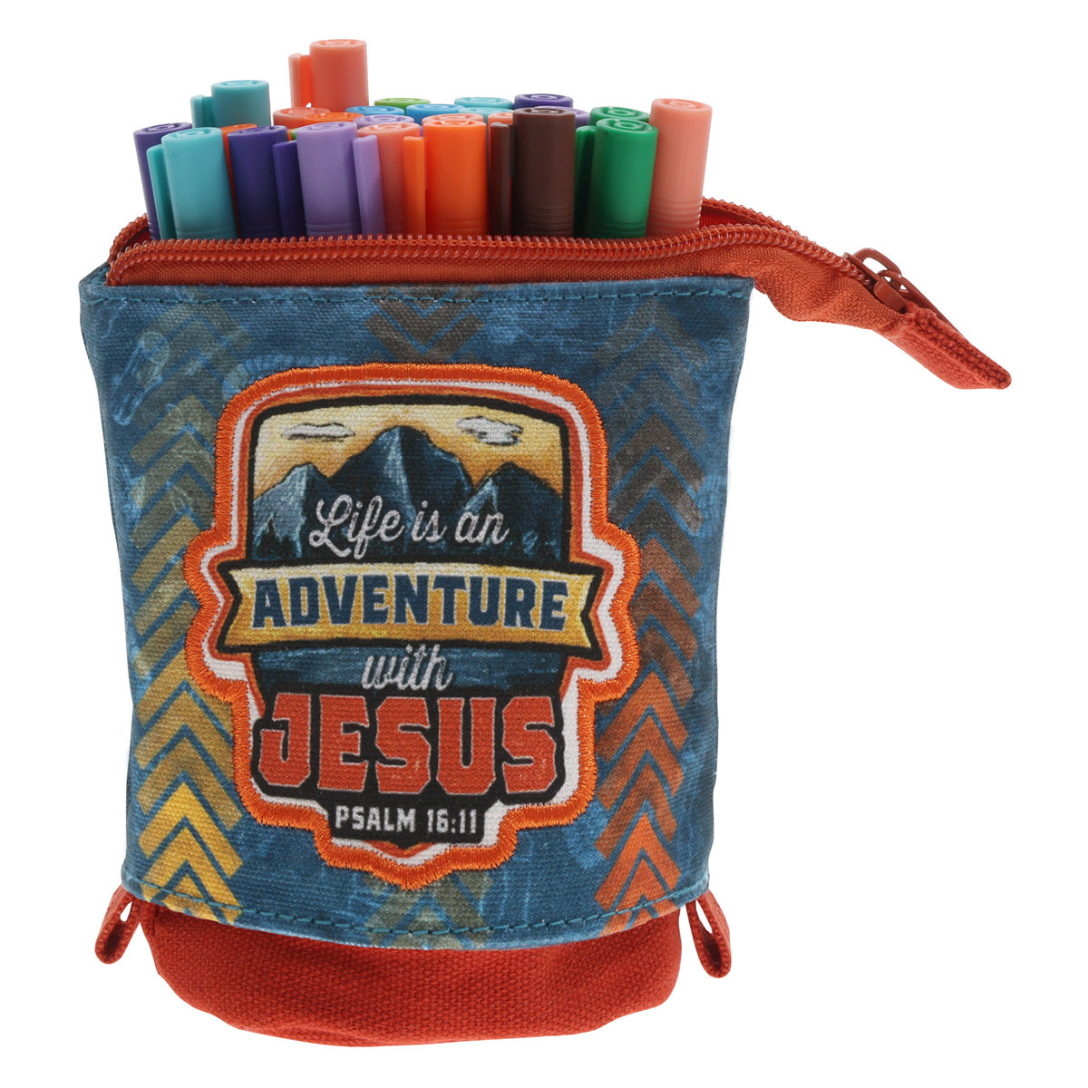 Life Is an Adventure with Jesus Pop Up Pencil Case