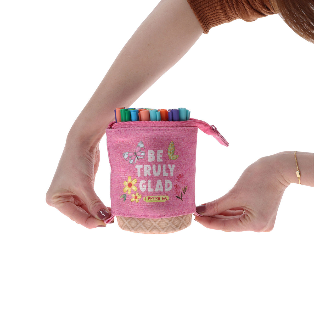 Be Truly Glad Pop Up Pencil Case