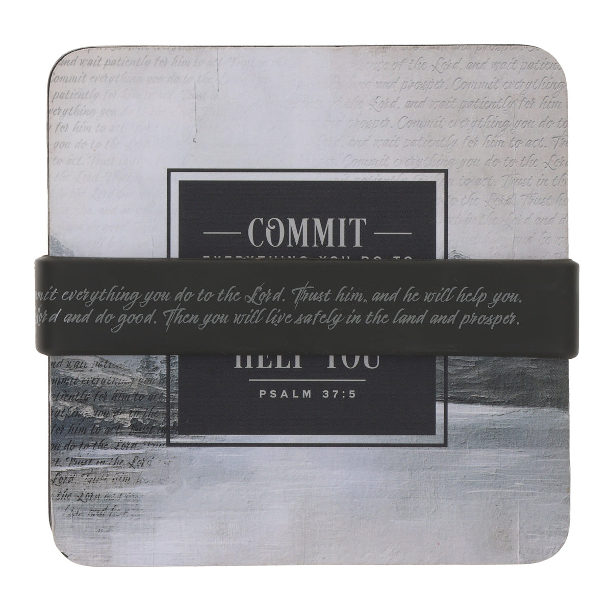 Be Still Four-Piece Coaster Set