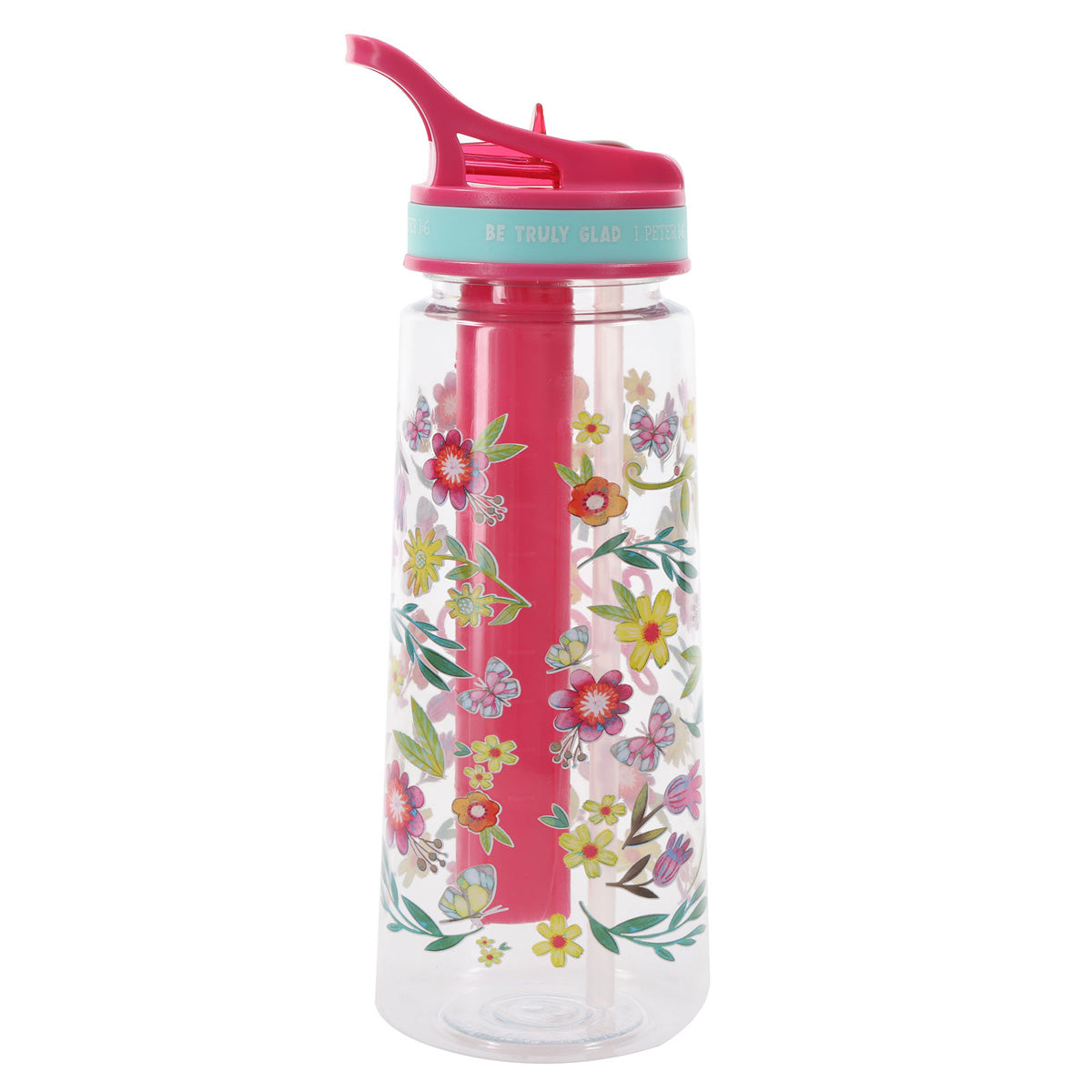 Be Truly Glad Plastic Water Bottle