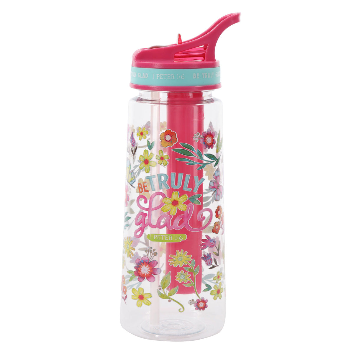 Be Truly Glad Plastic Water Bottle