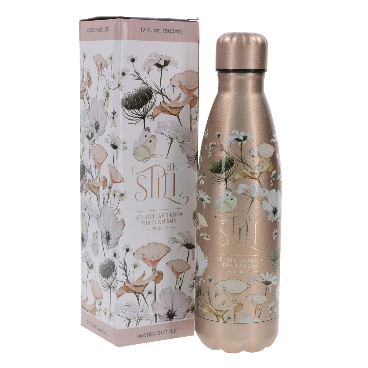Be Still Stainless Steel Water Bottle