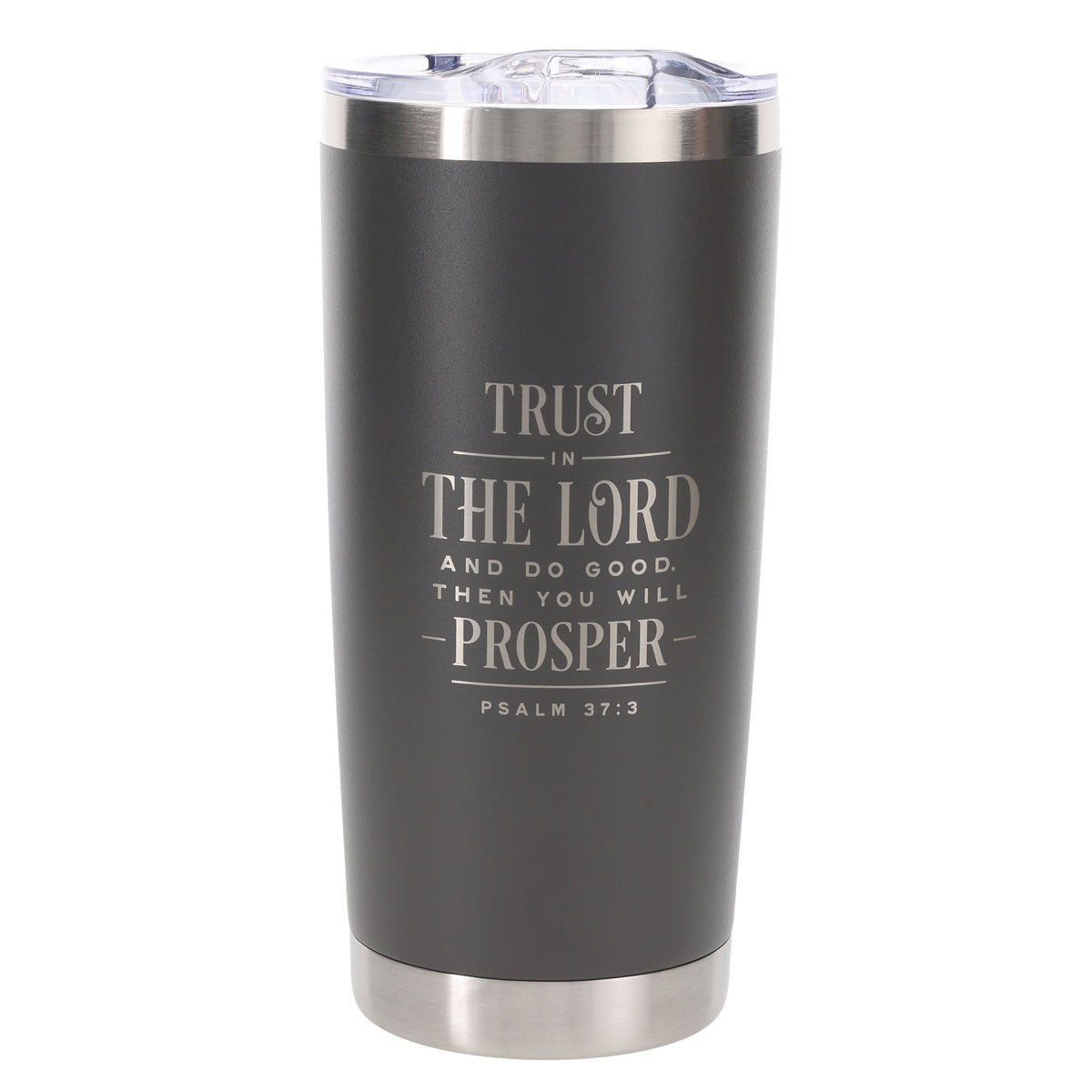 Travel Mug - Trust in the Lord and Do Good (Stainless Steel)