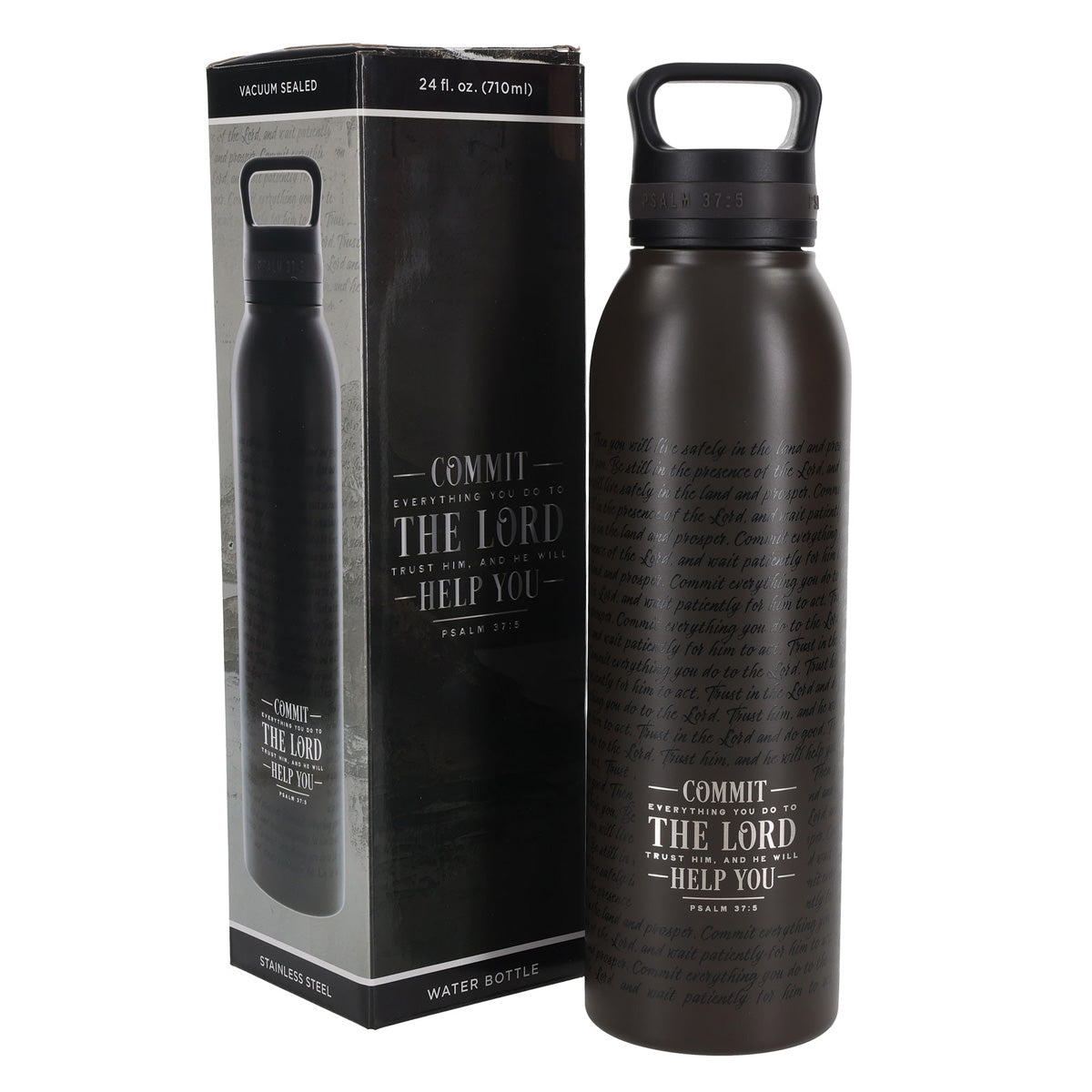 Commit Everything You Do to the Lord Stainless Steel Water Bottle