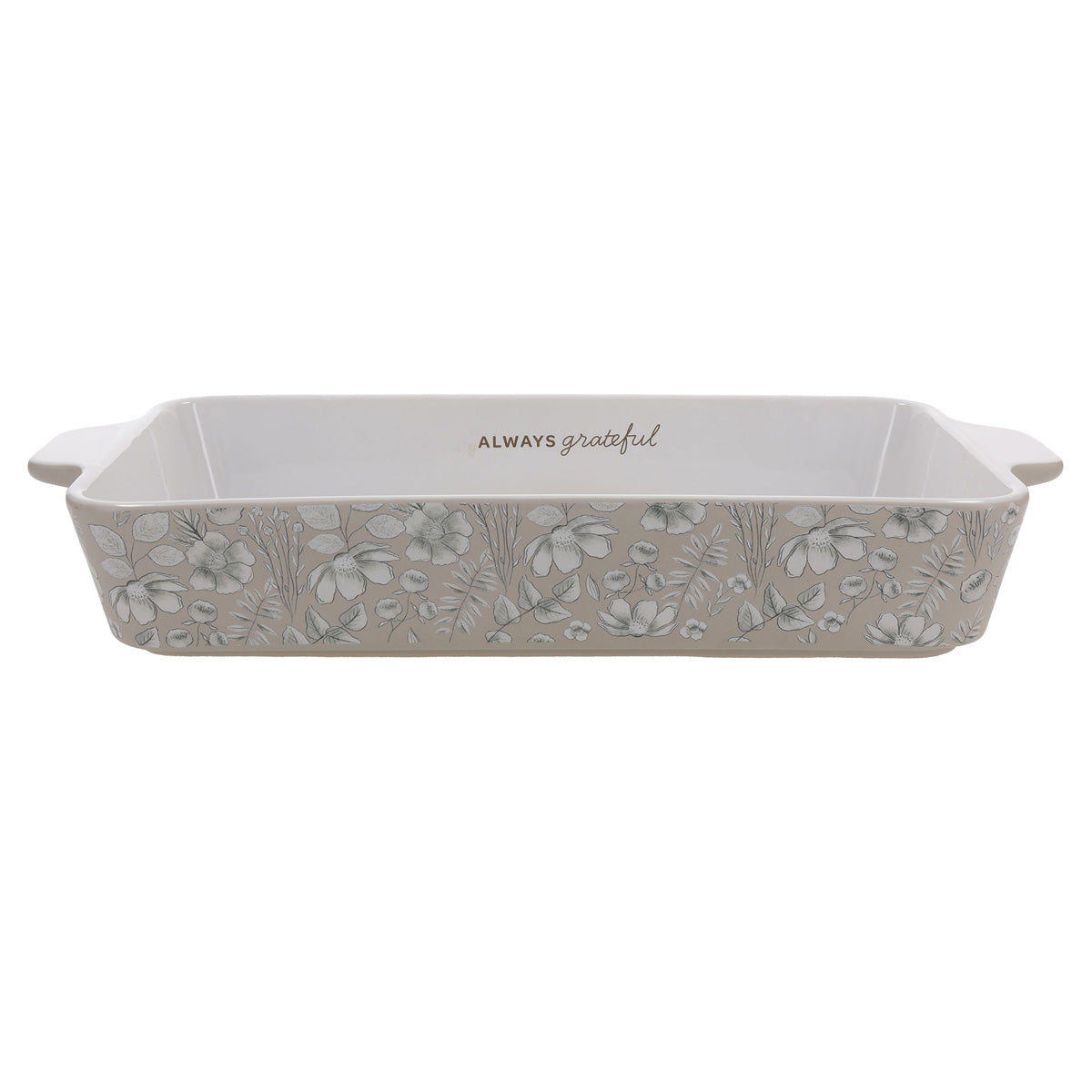 Always Grateful Ceramic Oven Dish