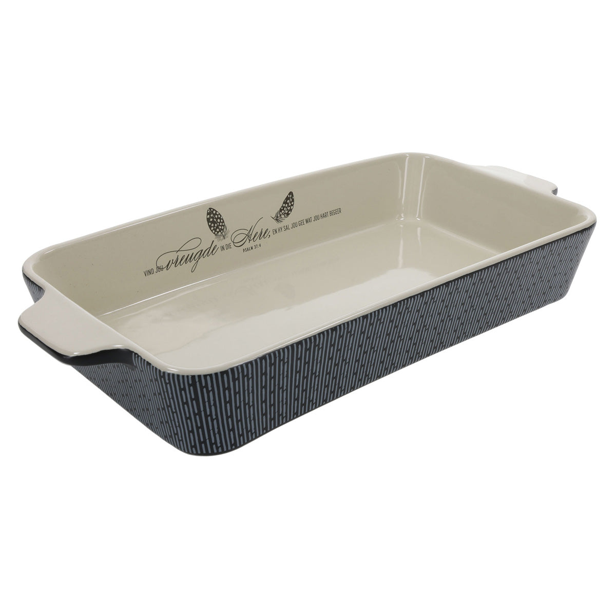 Vind Jou Vreugde in die Here Afrikaans Ceramic Oven Dish