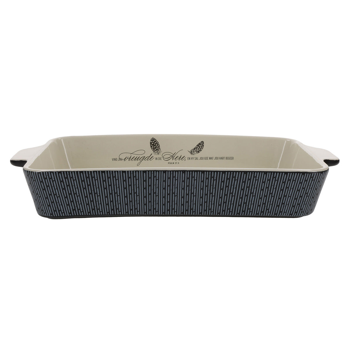 Vind Jou Vreugde in die Here Afrikaans Ceramic Oven Dish