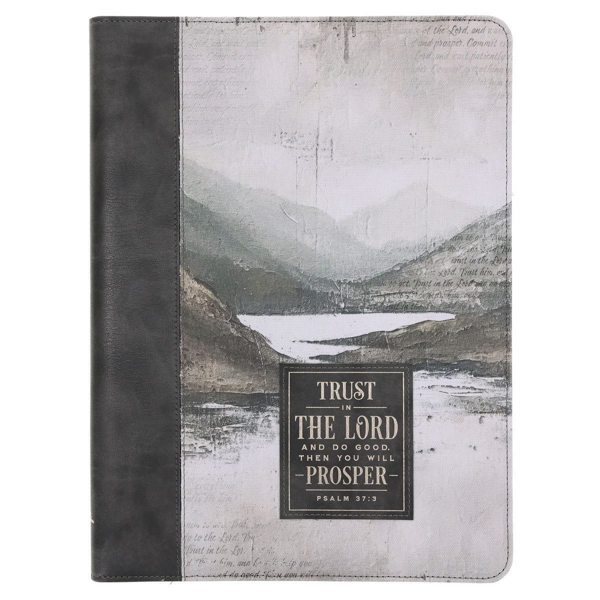 Trust in the Lord Faux Leather Executive Portfolio Folder with Zip