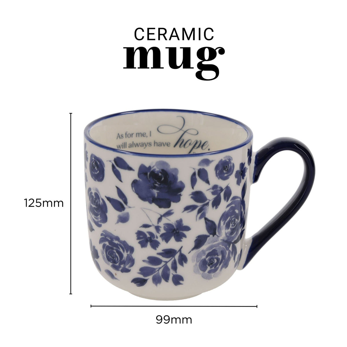 As for Me, I Will Always Have Hope Ceramic Mug