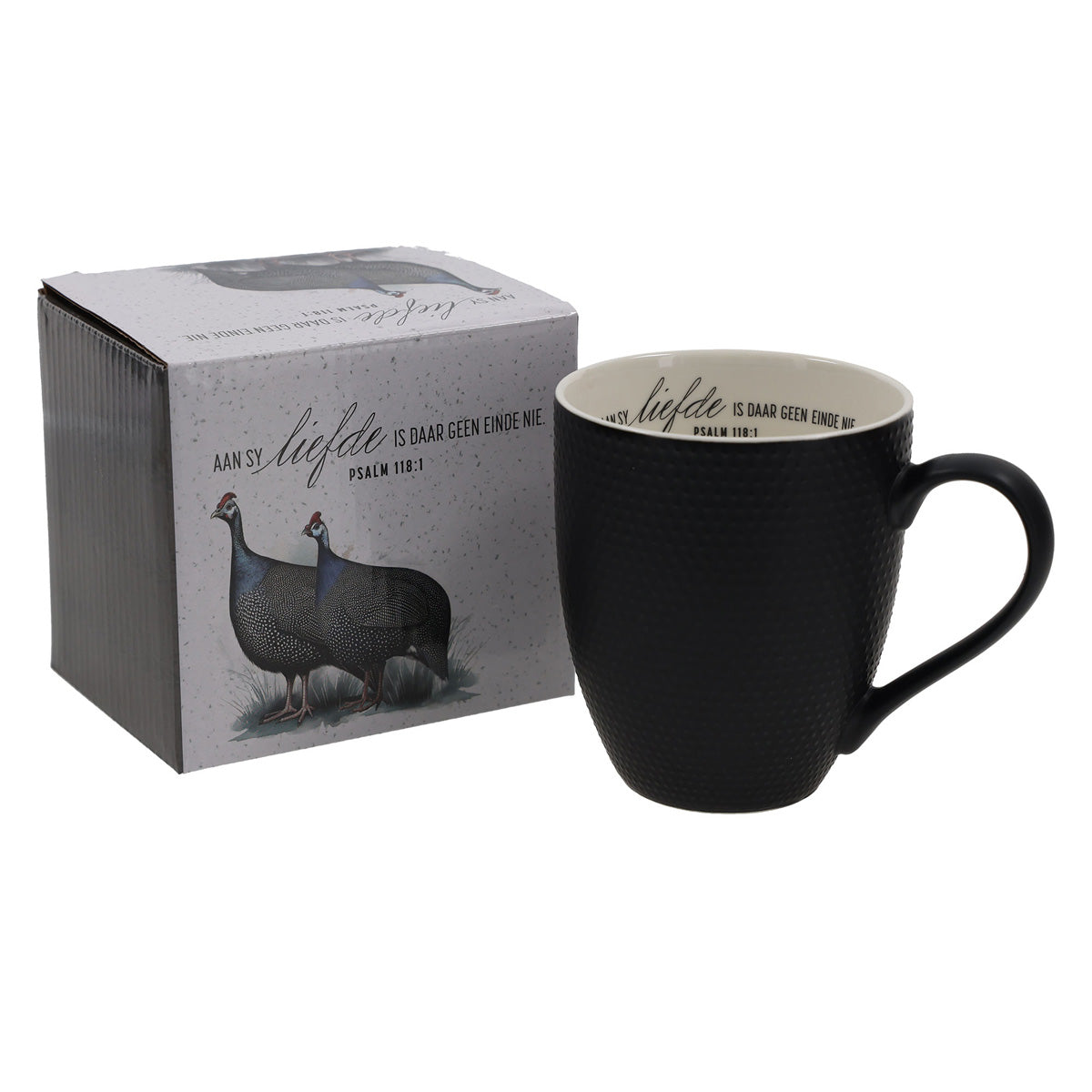 Aan Sy Liefde Is Daar Geen Einde Nie Afrikaans Ceramic Mug