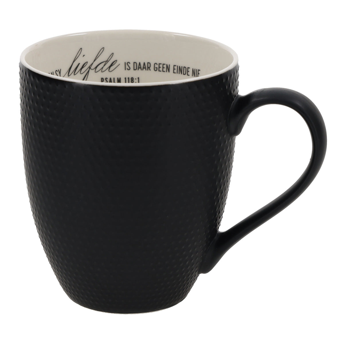 Aan Sy Liefde Is Daar Geen Einde Nie Afrikaans Ceramic Mug