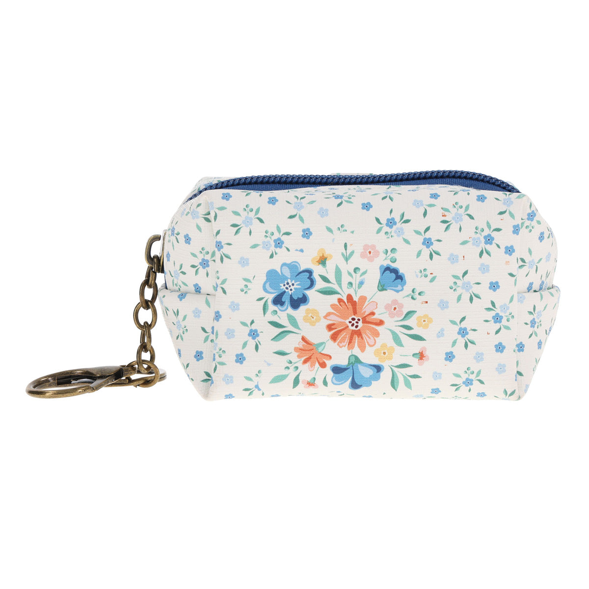 Loof die Here Want Hy Is Goed Afrikaans Keychain with Faux Leather Pouch