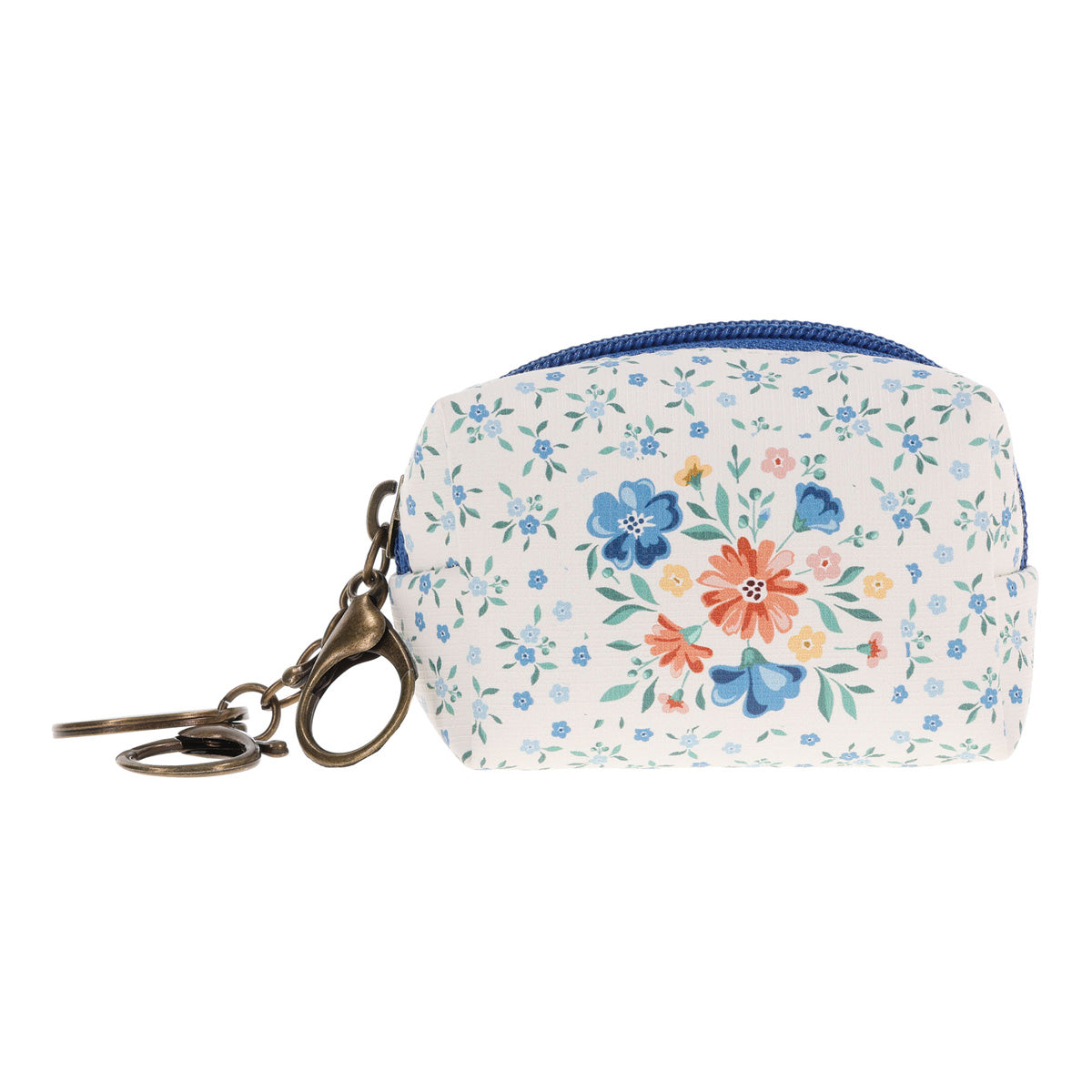 Loof die Here Want Hy Is Goed Afrikaans Keychain with Faux Leather Pouch