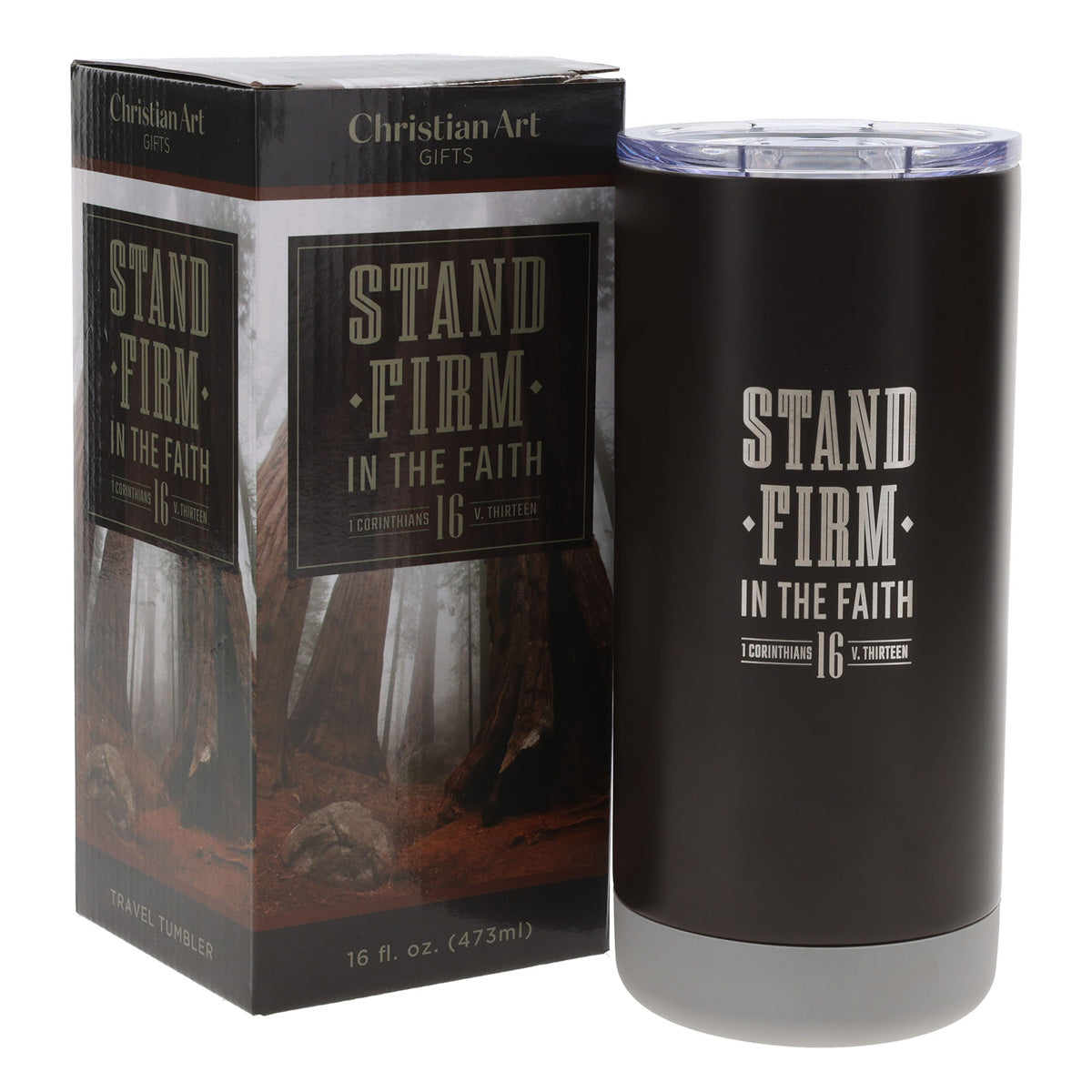 Stand Firm in the Faith Stainless Steel Travel Mug
