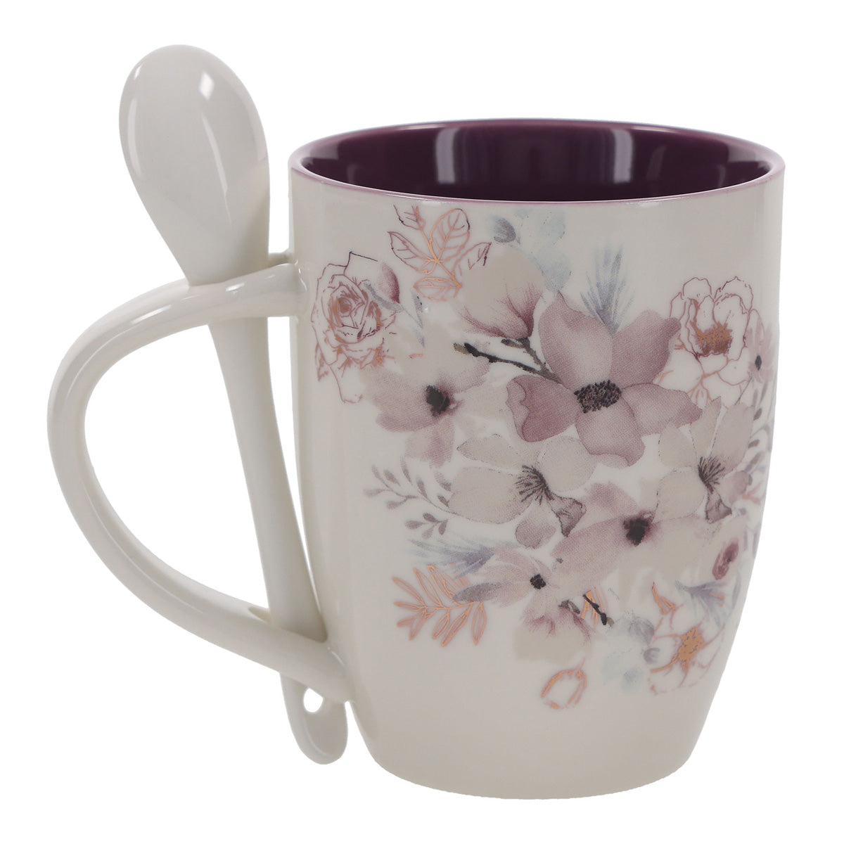 She Is More Precious than Rubies Ceramic Mug and Spoon