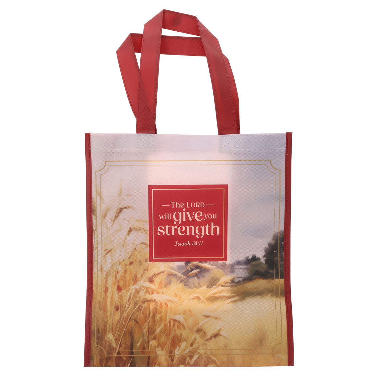 The Lord Will Give You Strength Non-Woven Tote Bag