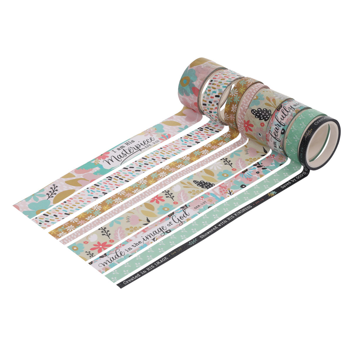 God's Masterpiece Eight-Piece Washi Tape Set