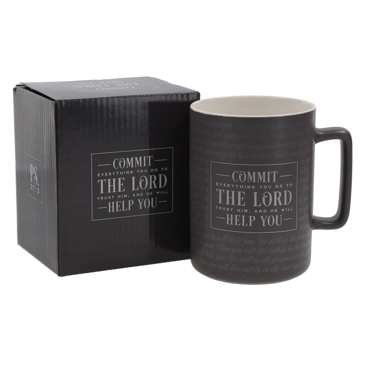 Commit Everything You Do to the Lord Trust Him, and He Will Help You Ceramic Mug