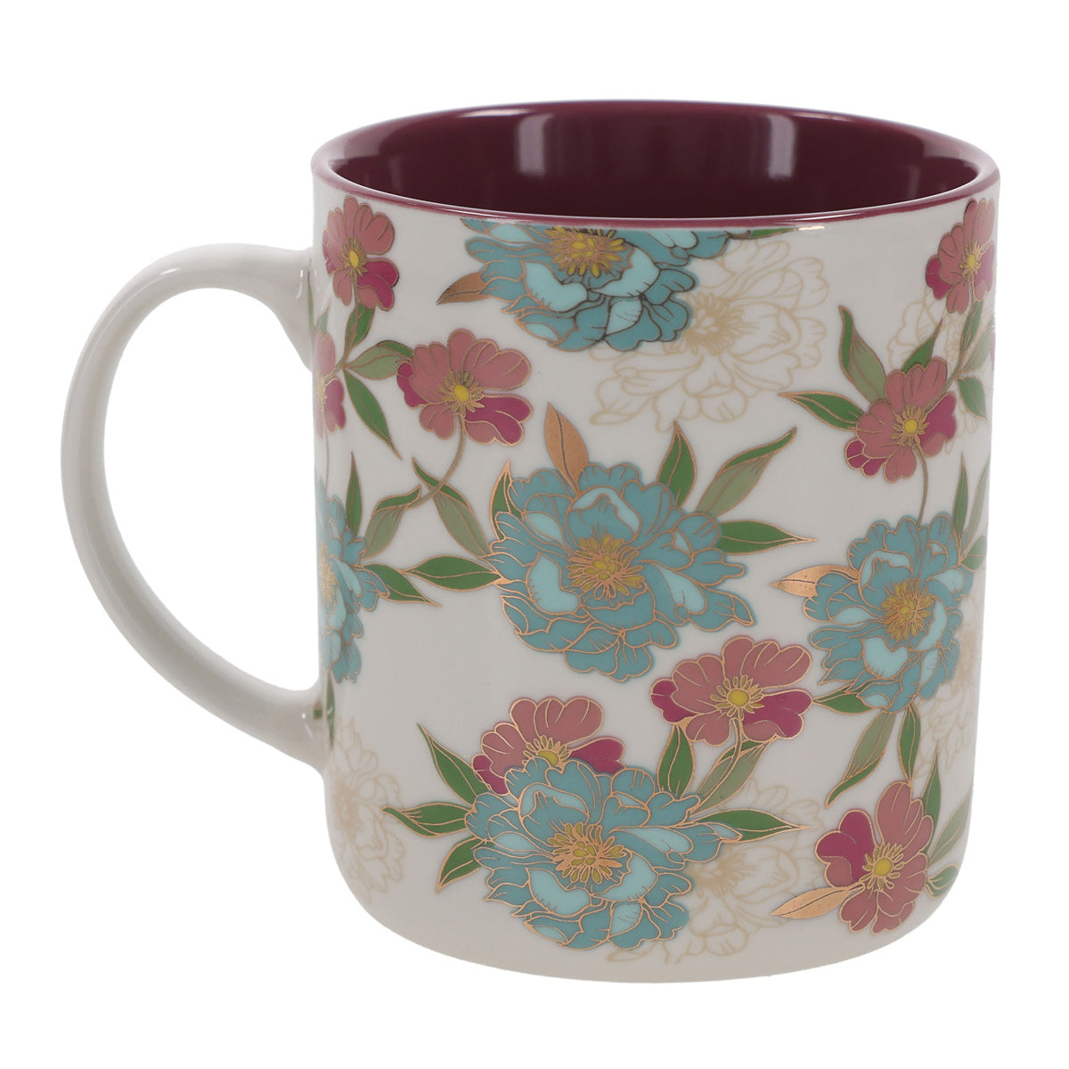 He Has Made Everything Beautiful in Its Time Floral Ceramic Mug
