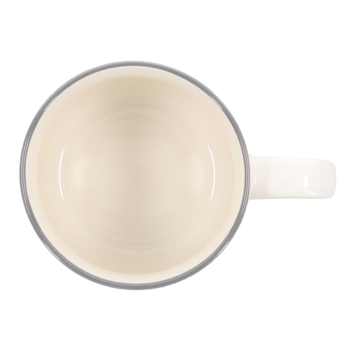 May the God of Hope Fill You with All Joy and Peace Floral Ceramic Mug