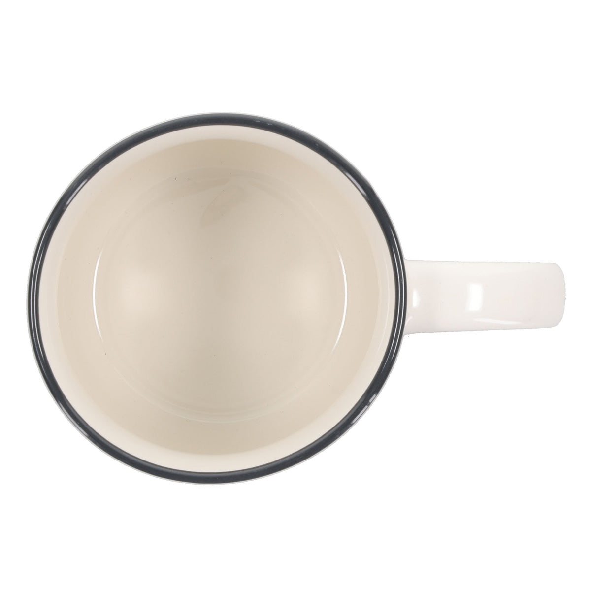 May the God of Hope Fill You with All Joy and Peace Floral Ceramic Mug