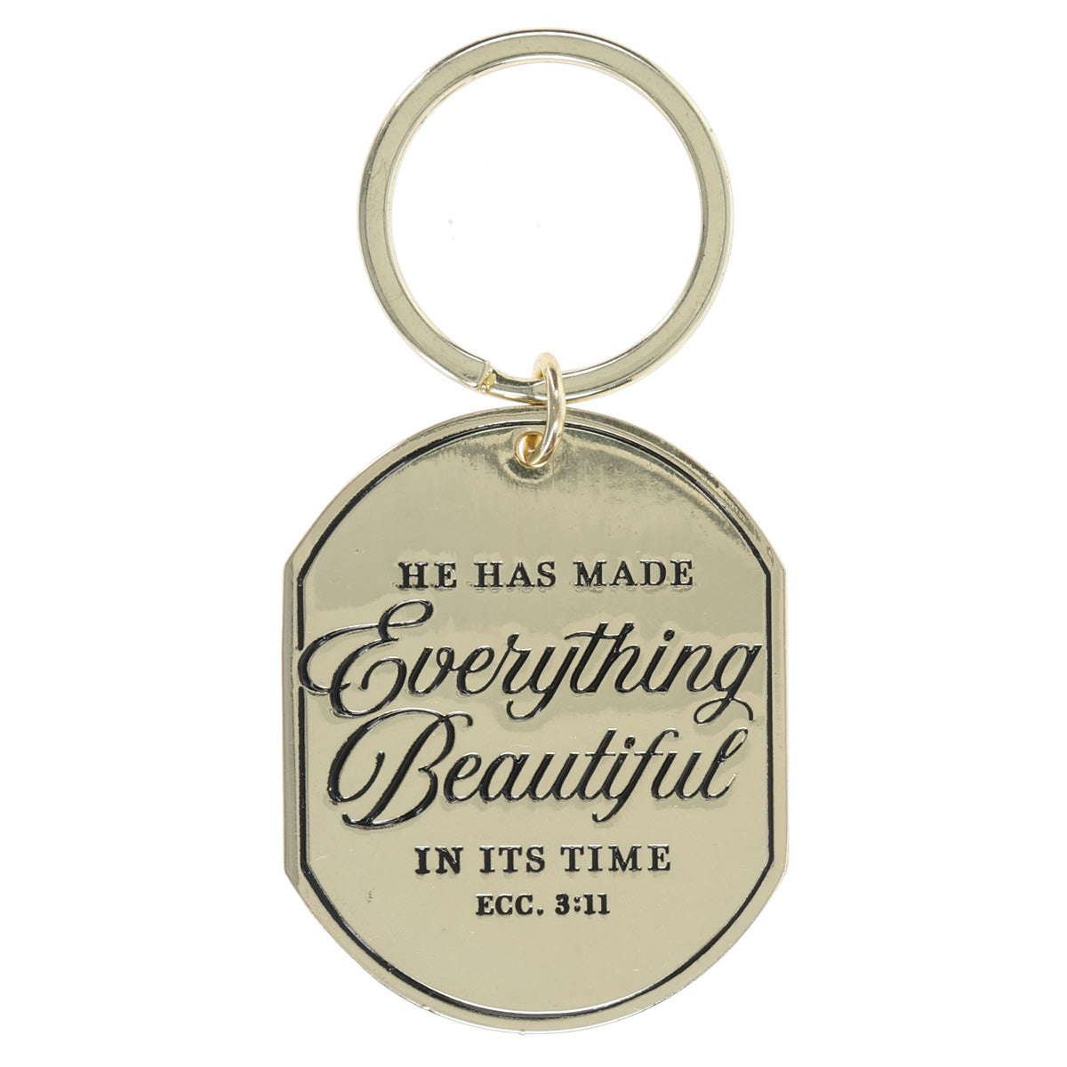 Everything Beautiful Metal Key Ring