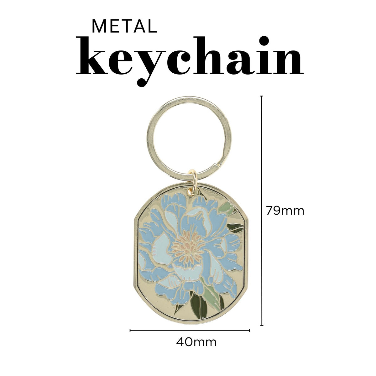 Everything Beautiful Metal Key Ring