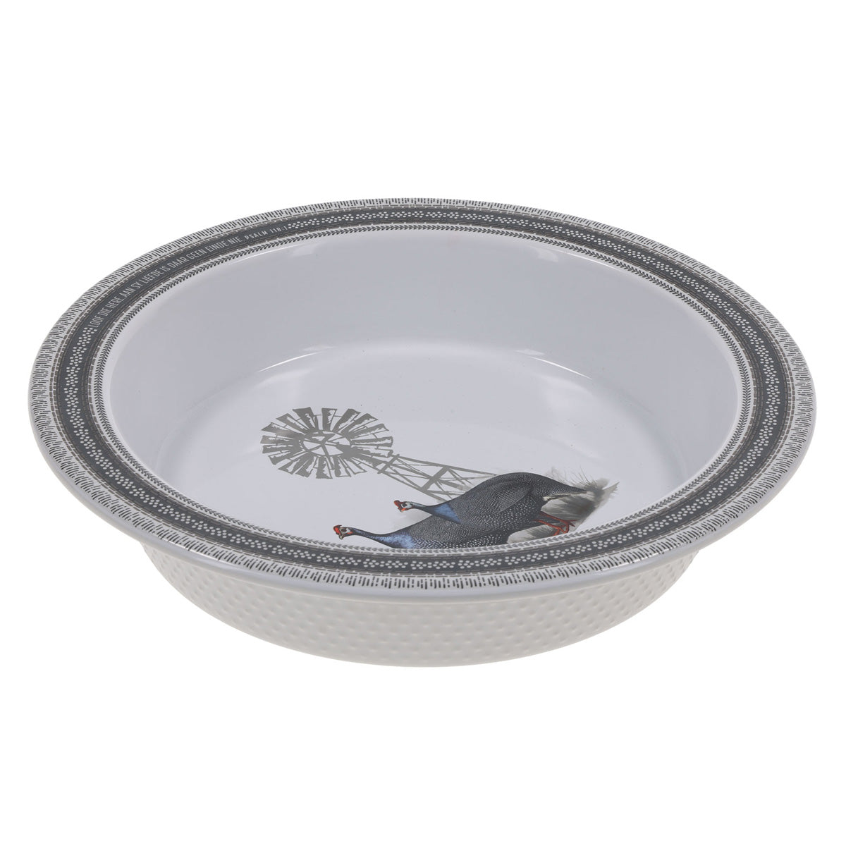 Loof die Here, aan Sy Liefde Is Daar Geen Einde Nie Afrikaans Ceramic Pie Plate