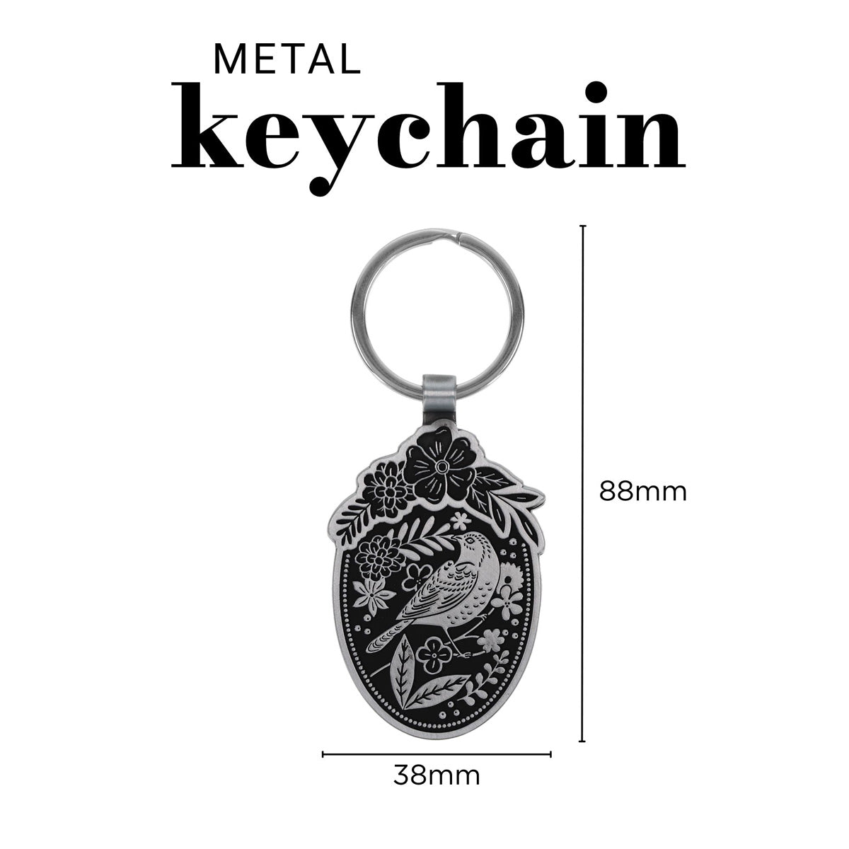 Give Thanks to the Lord for He Is Good Metal Keychain