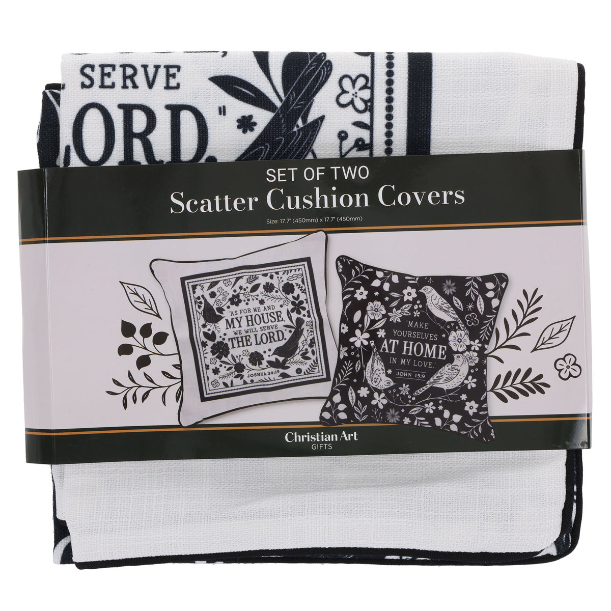 As for Me and My House, We Will Serve the Lord Two-Piece Pillow Case Set