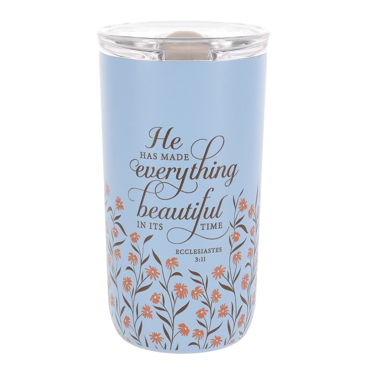 Travel Mug - He Has Made Everything Beautiful in Its Time (Stainless Steel)