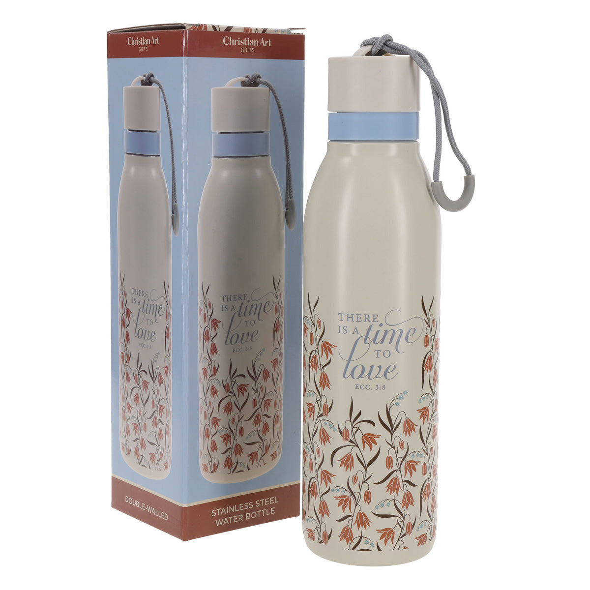 There Is a Time to Love Stainless Steel Water Bottle